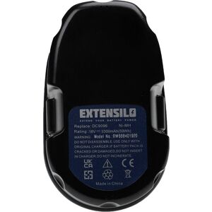 Extensilo - 3x Battery compatible with Dewalt DC820KB, DC759KB, DC759KA, DC729KA, DC820KA, DC820B, DC759 Power Tools (3300 mAh, NiMH, 18 v) Extensilo - 3x Battery compatible with Dewalt DC820KB, DC759KB, DC759KA, DC729KA, DC820KA, DC820B, DC759 Power Tools (3300 mAh, NiMH, 18 v)