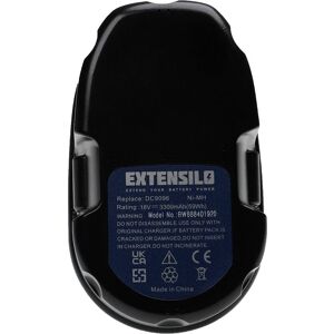 Extensilo - 3x Battery compatible with Dewalt DCD980L2, DCF059KL, DCD985L2, DCD959KX, DCD970KL, DCD959VX Power Tools (3300 mAh, NiMH, 18 v) Extensilo - 3x Battery compatible with Dewalt DCD980L2, DCF059KL, DCD985L2, DCD959KX, DCD970KL, DCD959VX Power Tools (3300 mAh, NiMH, 18 v)
