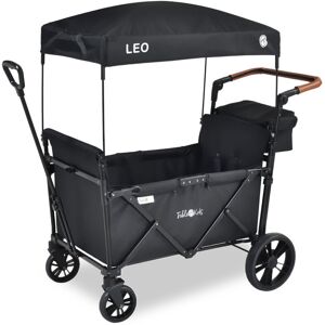 Arebos - FableKids leo X2Lite Foldable Cart with Roof Onyx Black Arebos - FableKids leo X2Lite Foldable Cart with Roof Onyx Black