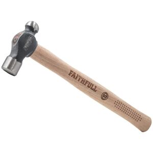 Faithfull 60411469 Ball Pein Hammer FSC Hickory 227g (1/2lb) FAIBPH8FSC Faithfull 60411469 Ball Pein Hammer FSC Hickory 227g (1/2lb) FAIBPH8FSC