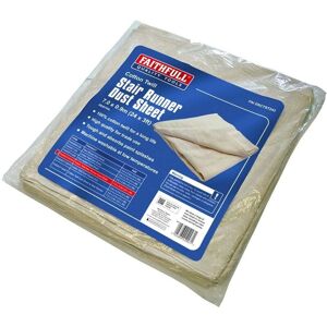 Faithfull - Stairs Stairway Cotton Twill 24 x 3ft 7m 0.9m Dust Sheet FAIDSCTST243 Faithfull - Stairs Stairway Cotton Twill 24 x 3ft 7m 0.9m Dust Sheet FAIDSCTST243