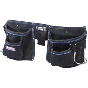 Faithfull - Double Tool & Nail Pouch Leather Size 215 x 500mm FAIDTNP3B Faithfull - Double Tool & Nail Pouch Leather Size 215 x 500mm FAIDTNP3B