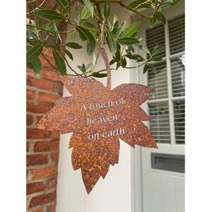 Falling Leaves A Touch of Heaven Garden Wall Art - W20.3 x H25.4 cm - Bare Metal/Ready to Rust Falling Leaves A Touch of Heaven Garden Wall Art - W20.3 x H25.4 cm - Bare Metal/Ready to Rust