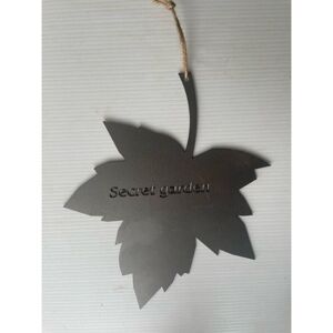 Falling Leaves Secret Garden Garden Wall Art - W20.3 x H25.4 cm - Black Falling Leaves Secret Garden Garden Wall Art - W20.3 x H25.4 cm - Black
