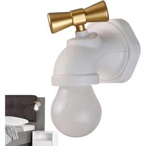 Tonchean - Faucet Night Light Creative Smart usb Charging Induction Light led Cabinet Bedside Voice Control Light (White) Tonchean - Faucet Night Light Creative Smart usb Charging Induction Light led Cabinet Bedside Voice Control Light (White)