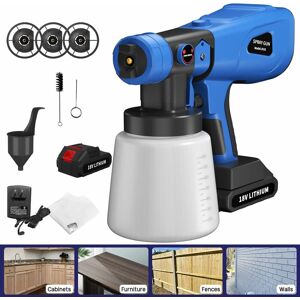 Briefness - Fence hvlp Paint Sprayer 2000W, diy Electric Hand Held Cordless Spray Gun, 1000ml/4 Nozzles/3 Patterns, and Adjustable Valve, With Briefness - Fence hvlp Paint Sprayer 2000W, diy Electric Hand Held Cordless Spray Gun, 1000ml/4 Nozzles/3 Patterns, and Adjustable Valve, With