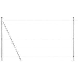 Vidaxl - Fence Posts Manual 13 pcs Silver Ø32mm 160 cm Galvanised steel Vidaxl - Fence Posts Manual 13 pcs Silver Ø32mm 160 cm Galvanised steel