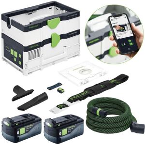 Festool CLEANTEC CTLC SYS I-Basic 36v Cordless Mobile Dust Extractor 2x5ah 18v Festool CLEANTEC CTLC SYS I-Basic 36v Cordless Mobile Dust Extractor 2x5ah 18v