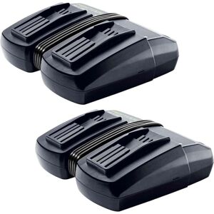 Festool TCL 6 DUO Rapid Twin Battery Charger 18v Dual Port Fast Charger x 2 Festool TCL 6 DUO Rapid Twin Battery Charger 18v Dual Port Fast Charger x 2