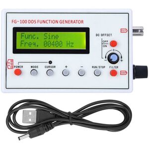 TLILY FG-100 DDS Function Signal Generator Frequency Counter 1Hz - 500KHz Sine+Square+Triple-cornered Waveform TLILY FG-100 DDS Function Signal Generator Frequency Counter 1Hz - 500KHz Sine+Square+Triple-cornered Waveform