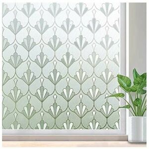 Trimec - Film pour Vitre Electrostatique, Film Fenetre Anti Regard Occultant Fenêtre Non Adhésif Reutilisable Dépoli Opaque Motif Fleur, Bureau Trimec - Film pour Vitre Electrostatique, Film Fenetre Anti Regard Occultant Fenêtre Non Adhésif Reutilisable Dépoli Opaque Motif Fleur, Bureau