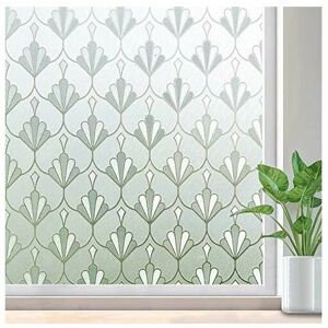 TRIMEC Film pour Vitre Electrostatique, Film Fenetre Anti Regard Occultant Fenêtre Non Adhésif Reutilisable Dépoli Opaque Motif Fleur, Bureau Maison Salle TRIMEC Film pour Vitre Electrostatique, Film Fenetre Anti Regard Occultant Fenêtre Non Adhésif Reutilisable Dépoli Opaque Motif Fleur, Bureau Maison Salle