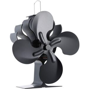 Tonchean - Fireplace 4 Blade Stove Fan Wood Burning Stove Eco Friendly Quiet Fan Efficient Heat Distribution for Home Warm Fan Tonchean - Fireplace 4 Blade Stove Fan Wood Burning Stove Eco Friendly Quiet Fan Efficient Heat Distribution for Home Warm Fan