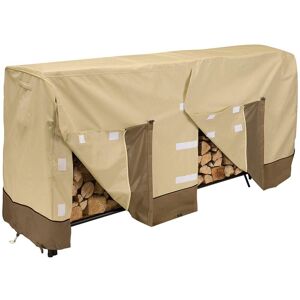 DEWDAT Firewood Rack Cover 8Ft, Heavy Duay Waterproof Log Rack Cover with 210D Oxford & Weather-Resistant,Firewood Storage Holder Cover for Indoor Outdoor DEWDAT Firewood Rack Cover 8Ft, Heavy Duay Waterproof Log Rack Cover with 210D Oxford & Weather-Resistant,Firewood Storage Holder Cover for Indoor Outdoor