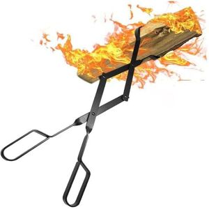 YMYNY Firewood Tongs 66cm with Heavy Duty Handles, Fire Tongs for Indoor Wood Stoves, Wrought Iron Wood Tongs, Outdoor Log Tongs for Campfire, Fire Pit YMYNY Firewood Tongs 66cm with Heavy Duty Handles, Fire Tongs for Indoor Wood Stoves, Wrought Iron Wood Tongs, Outdoor Log Tongs for Campfire, Fire Pit