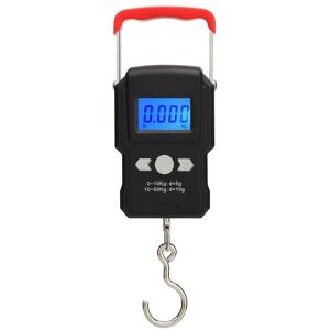 Ikodm - Fishing Scale, 50kg Hanging Luggage Scale, Electronic Fishing Scale with Backlit lcd Display, Suitable for Outdoor Fishing (Black) Ikodm - Fishing Scale, 50kg Hanging Luggage Scale, Electronic Fishing Scale with Backlit lcd Display, Suitable for Outdoor Fishing (Black)