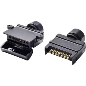 WOIYIC Flat Trailer Plug 7 Pin Male and Flat Trailer Plug 7 Pin Female, 12V Australia Waterproof Flat Trailer Plug 7 Pin, Trailer Plug Fits Truck RV (Screw WOIYIC Flat Trailer Plug 7 Pin Male and Flat Trailer Plug 7 Pin Female, 12V Australia Waterproof Flat Trailer Plug 7 Pin, Trailer Plug Fits Truck RV (Screw
