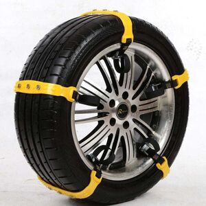 YMYNY Fliti 10pcs Car Snow Socks 185-225mm Yellow Snow Chains Adjustable Non-Slip Emergency Traction Cable Car Tire Chain Universal Fit for Cars SUVs Trucks YMYNY Fliti 10pcs Car Snow Socks 185-225mm Yellow Snow Chains Adjustable Non-Slip Emergency Traction Cable Car Tire Chain Universal Fit for Cars SUVs Trucks
