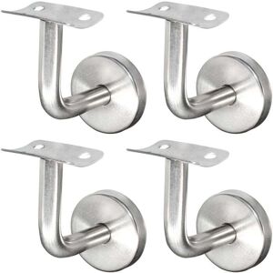 YMYNY Fliti 304 Stainless Steel Handrail Support for Stair Railing, Wall Support, Wooden Railing, Silver (4 Pack) YMYNY Fliti 304 Stainless Steel Handrail Support for Stair Railing, Wall Support, Wooden Railing, Silver (4 Pack)