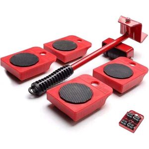 Ymyny - fliti 5-in-1 Heavy Furniture Transporter, Furniture Lifter, Heavy Cabinet/Refrigerator/Piano Mover, etc. Maximum Load 150kg. (Red) Ymyny - fliti 5-in-1 Heavy Furniture Transporter, Furniture Lifter, Heavy Cabinet/Refrigerator/Piano Mover, etc. Maximum Load 150kg. (Red)