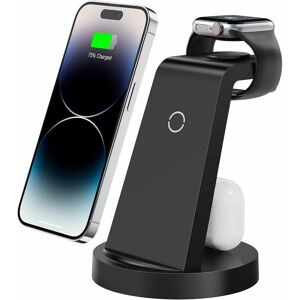 Dewdat - FlkwoH 3 in 1 Charging Station for iPhone, Wireless Charger for iPhone 14 13 12 11 x Pro Max & Apple Watch - Charging Stand Dock for AirPods Dewdat - FlkwoH 3 in 1 Charging Station for iPhone, Wireless Charger for iPhone 14 13 12 11 x Pro Max & Apple Watch - Charging Stand Dock for AirPods