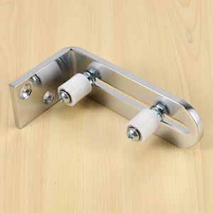 TLILY Floor Guide for Bottom Of Sliding Barn Doors Adjustable Wall Mount Stay Roller Guide Ball Bearings TLILY Floor Guide for Bottom Of Sliding Barn Doors Adjustable Wall Mount Stay Roller Guide Ball Bearings