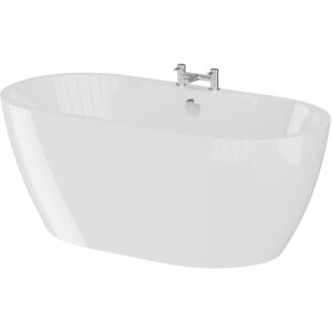 Wholesale Domestic Florence White 1400mm x 745mm Double Ended Freestanding Bath Wholesale Domestic Florence White 1400mm x 745mm Double Ended Freestanding Bath