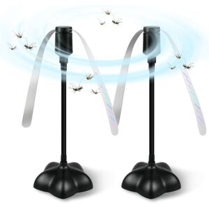 Aiperq - Fly Repellent Fan, 2 Pack, Indoor Outdoor Repellent Blade Keep Flies Away from Table, Mosquito Repellent Fan for Dinner, Picnic and bbq at Aiperq - Fly Repellent Fan, 2 Pack, Indoor Outdoor Repellent Blade Keep Flies Away from Table, Mosquito Repellent Fan for Dinner, Picnic and bbq at