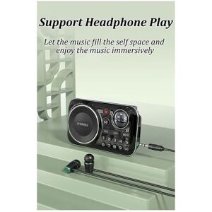 TLILY FM Radio Bluetooth 5.0 Speaker for the Elderly HiFi TF/USB MP3 Music Player Support Recordin Headphones Play,Black TLILY FM Radio Bluetooth 5.0 Speaker for the Elderly HiFi TF/USB MP3 Music Player Support Recordin Headphones Play,Black