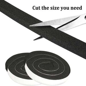 YMYNY Foam Window Seal Strip Soundproof Door Seal Strip Windproof Dustproof Adhesive Tape Door Seal Strip 2pcs (Black, 30mmx2mx10mm) mumu YMYNY Foam Window Seal Strip Soundproof Door Seal Strip Windproof Dustproof Adhesive Tape Door Seal Strip 2pcs (Black, 30mmx2mx10mm) mumu