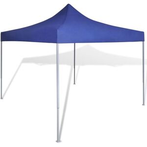 vidaXL Foldable Tent 3x3m Blue Outdoor Garden Marquee Gazebo Canopy Pavilion - Tent vidaXL Foldable Tent 3x3m Blue Outdoor Garden Marquee Gazebo Canopy Pavilion - Tent