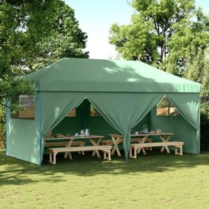 Bonnevie - Foldable Party Tent,Family Tent,Camping tent Pop-Up with 4 Sidewalls Green VSVS989906 Bonnevie - Foldable Party Tent,Family Tent,Camping tent Pop-Up with 4 Sidewalls Green VSVS989906