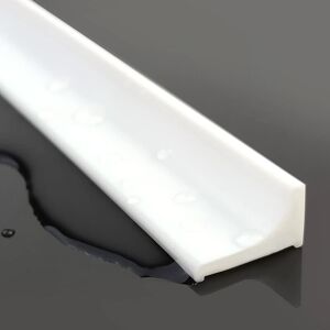 Memkey - Foldable Shower Barrier and Retention System for Water Dam and Keeps Water Within the Threshold (2m, L-Type, White) Memkey - Foldable Shower Barrier and Retention System for Water Dam and Keeps Water Within the Threshold (2m, L-Type, White)