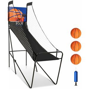 Costway - Folding Arcade Basketball Game Kids Basketball Game Machine w/ Electronic Scorer Costway - Folding Arcade Basketball Game Kids Basketball Game Machine w/ Electronic Scorer