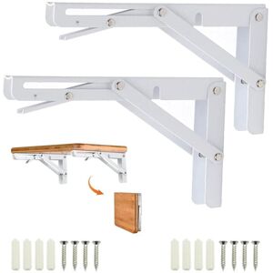 Folding Bracket 250mm, 2 Pieces Black Folding Console Bracket, Folding Shelf Brackets Load, Heavy Duty Retractable Folding Console Bracket, Shelf Folding Bracket 250mm, 2 Pieces Black Folding Console Bracket, Folding Shelf Brackets Load, Heavy Duty Retractable Folding Console Bracket, Shelf