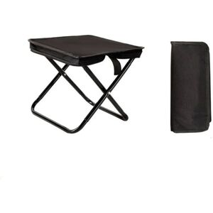 SJQKA Folding Camping Stool, Mini Folding Stool, Foldable Chair with Storage Bag, Ultralight Seat for Travel, Garden, Fishing, BBQ and Beach (Black) SJQKA Folding Camping Stool, Mini Folding Stool, Foldable Chair with Storage Bag, Ultralight Seat for Travel, Garden, Fishing, BBQ and Beach (Black)