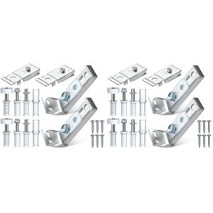 Tlily - Folding Door Hardware Kit, 4 Piece Sliding Replacement Set, Closet Tlily - Folding Door Hardware Kit, 4 Piece Sliding Replacement Set, Closet