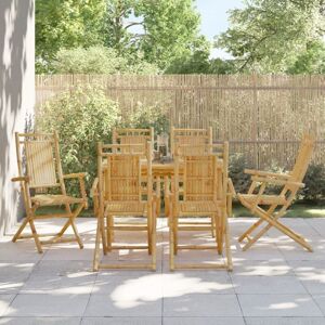 Vidaxl - Folding Garden Chairs 6 pcs 53x66x99 cm Bamboo Vidaxl - Folding Garden Chairs 6 pcs 53x66x99 cm Bamboo