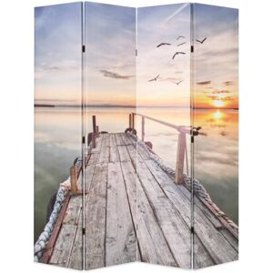 BONNEVIE Folding Room Divider,Partitio,Separator 160x170 cm Lake VSVS697843 BONNEVIE Folding Room Divider,Partitio,Separator 160x170 cm Lake VSVS697843