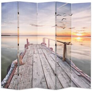 BONNEVIE Folding Room Divider,Partitio,Separator 200x170 cm Lake VSVS457213 BONNEVIE Folding Room Divider,Partitio,Separator 200x170 cm Lake VSVS457213