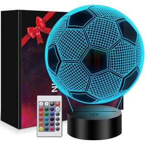COOCHEER Football Gift for Boys, 3D Football Illusion Night Light for Kids, 16 Colors, Gift for 7, 8, 9, 10, 11, 12, 13, 14 Year Old Boys, Football Lamp, Kids COOCHEER Football Gift for Boys, 3D Football Illusion Night Light for Kids, 16 Colors, Gift for 7, 8, 9, 10, 11, 12, 13, 14 Year Old Boys, Football Lamp, Kids