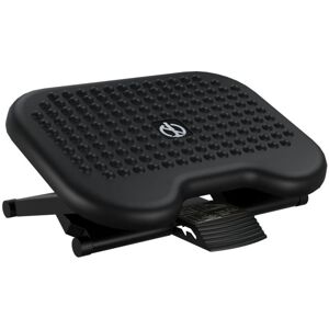 vidaXL Footrest Black Office Ottoman Small Footstool Tilt Angle Adjustable - Footrest vidaXL Footrest Black Office Ottoman Small Footstool Tilt Angle Adjustable - Footrest