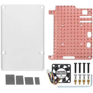 Tlily - For 5 Copper Heatsink Metal Case Passive Cooling Shell Enclosure for 5B ,with Fan Tlily - For 5 Copper Heatsink Metal Case Passive Cooling Shell Enclosure for 5B ,with Fan