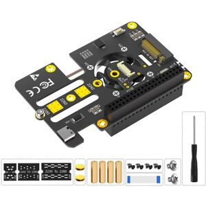 Tlily - For 5 PCIe to M.2 NVMe ssd hat 3IN1 Adapter Board for 2230 2242 2260 2280 Tlily - For 5 PCIe to M.2 NVMe ssd hat 3IN1 Adapter Board for 2230 2242 2260 2280