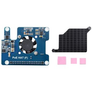 Tlily - For 5 PoE hat 802.3Af/At gpio Expansion Board with Cooling Fan 5V/12V for Tlily - For 5 PoE hat 802.3Af/At gpio Expansion Board with Cooling Fan 5V/12V for