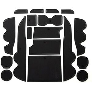 Tlily - for Accessories 2016-2021 Custom Liner Cup Holder, Console, and Door Pocket Inserts (Double Cab, Black) Tlily - for Accessories 2016-2021 Custom Liner Cup Holder, Console, and Door Pocket Inserts (Double Cab, Black)