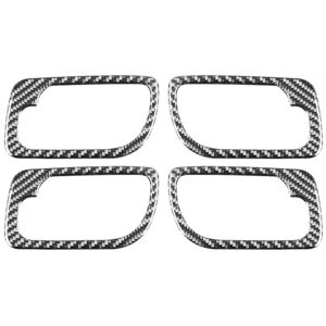 Tlily - For Accord 2003-2007 Carbon Fiber Car Door Handle Frame Cover Trim Interior Accessories Tlily - For Accord 2003-2007 Carbon Fiber Car Door Handle Frame Cover Trim Interior Accessories