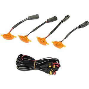 TLILY For Cadillac Escalade 2012-2015 4pcs Yellow Grille led Light Raptor Style Grille Trim Car Stlying Car Accessories TLILY For Cadillac Escalade 2012-2015 4pcs Yellow Grille led Light Raptor Style Grille Trim Car Stlying Car Accessories