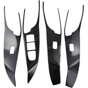 Tlily - For H6 3rd Gen 2021-2023 Car Window Lift Switch Button Panel Cover Trim Interior Accessories Carbon Fiber Tlily - For H6 3rd Gen 2021-2023 Car Window Lift Switch Button Panel Cover Trim Interior Accessories Carbon Fiber