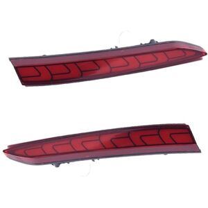 Tlily - For Hyundai Solaris Accent 2017-2020 Car led Rear Fog Lamp Bumper Light, 2 Functions (Driving+Brake light) Tlily - For Hyundai Solaris Accent 2017-2020 Car led Rear Fog Lamp Bumper Light, 2 Functions (Driving+Brake light)
